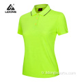 Özel Logo Baskı Süblimasyon Unisex Spor Polo Tişört